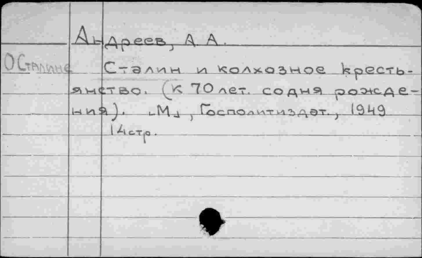 ﻿	At					— A n ppfi , A A .
		... J.	,.. 1 !   „ , C ~ э л uh in Кол хоз wo а крести-
	ЯШ	.тао>	70 лет, сор^я <~>о4с_д р -
	l-i 1л !	J 1 и.Î'A j Глгпрлити'чддт. у iQMÇl
		ГДа-гр
		
		
		
		
—	—	